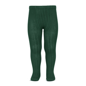 780 Bottle Green - Ribbed Tights Condor