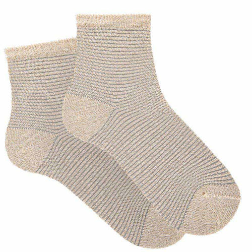 313 Gold - Metallic Ceremony Sheer Socks