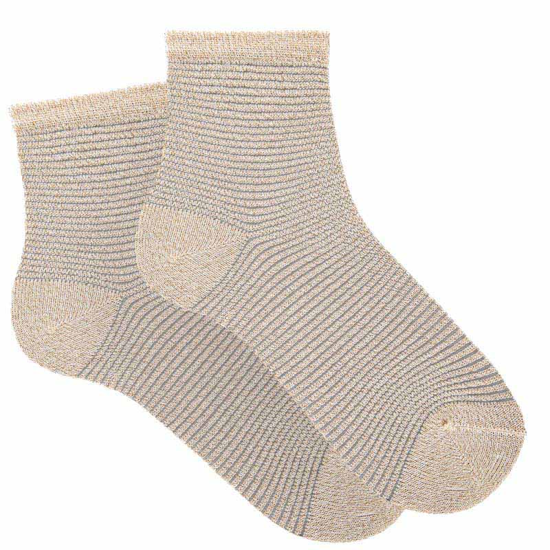 313 Gold - Metallic Ceremony Sheer Socks