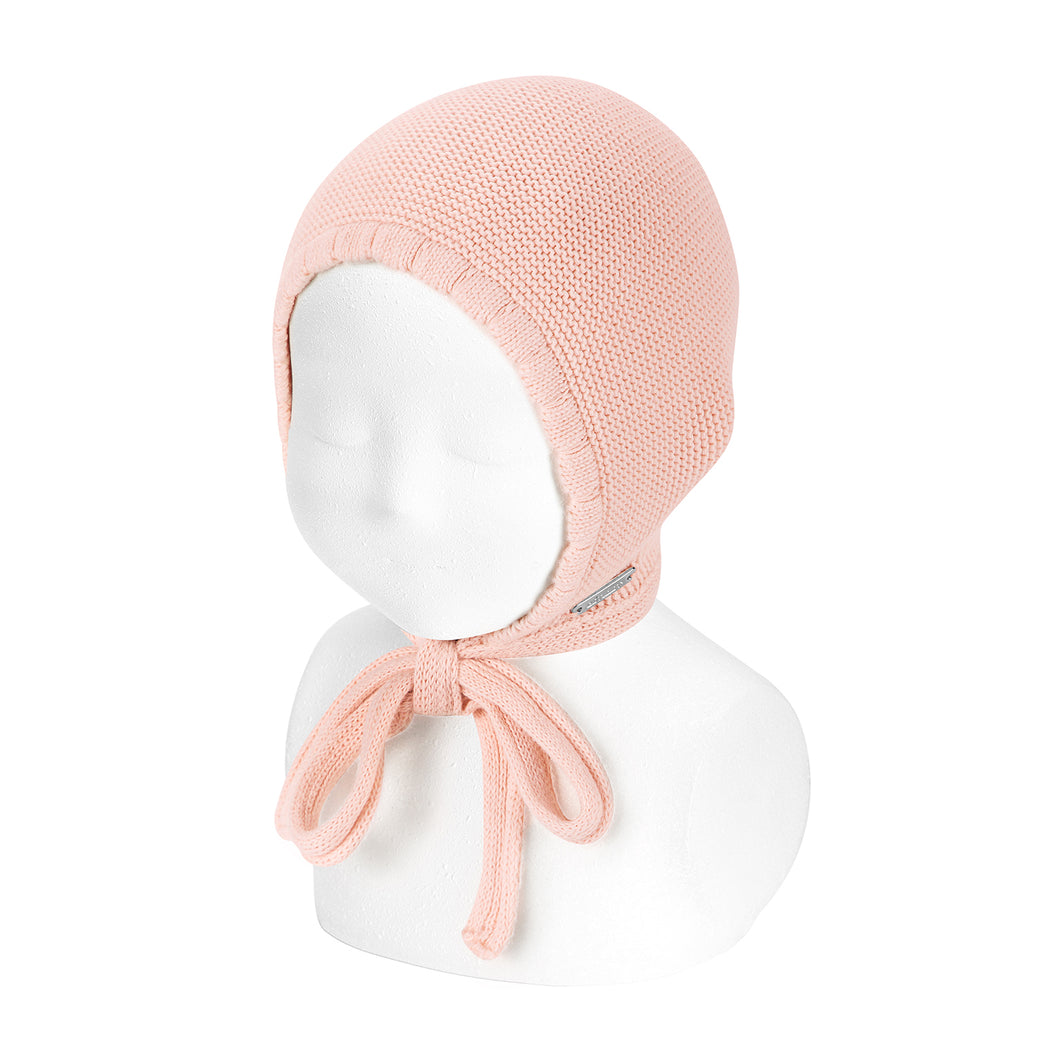 674 Nude - Garter Stitch Classic Bonnet - Condor