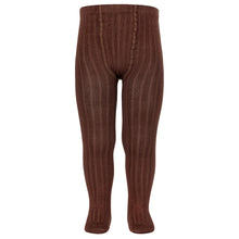 Load image into Gallery viewer, 383 Chestnut - Ribbed Tights Condor