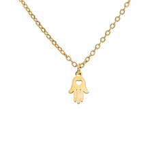 Load image into Gallery viewer, Small Hamsa Hand Necklace