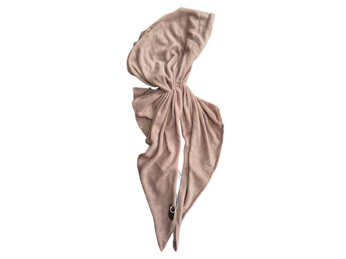 Latte Towelling  - Long-tail Pretied