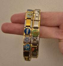 Load image into Gallery viewer, Stainless Steel Stretch Charm Bracelet
