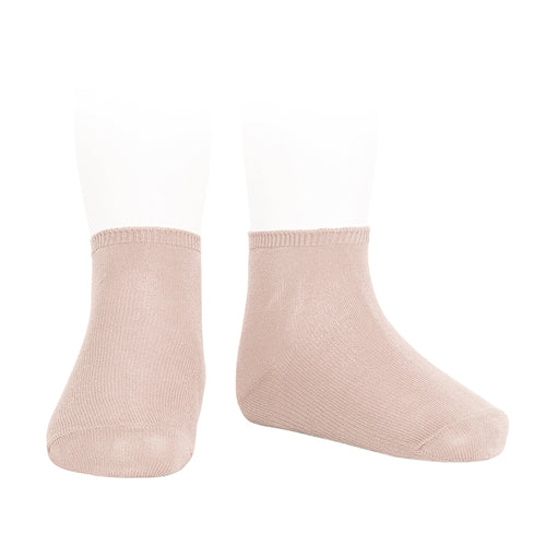 674 Cotton Ankle Socks - Nude