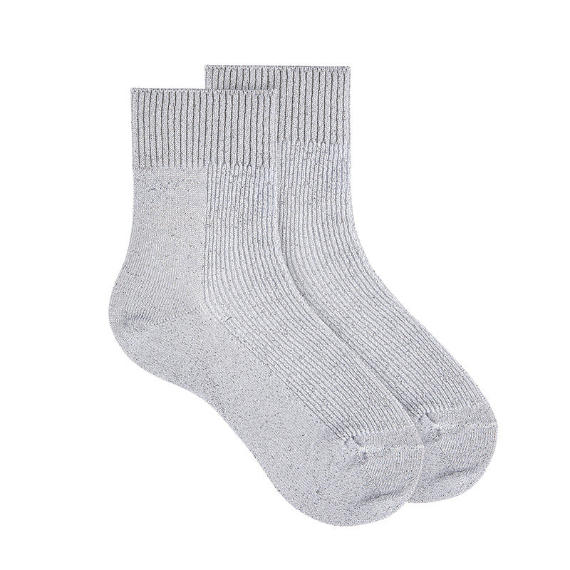 215 Rib Sock Metallic Yarn- Pearly