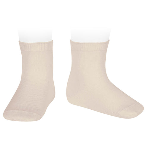 304 Linen  Cotton Short Socks - Plain