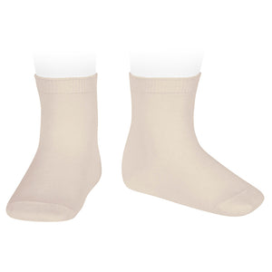 304 Linen  Cotton Short Socks - Plain