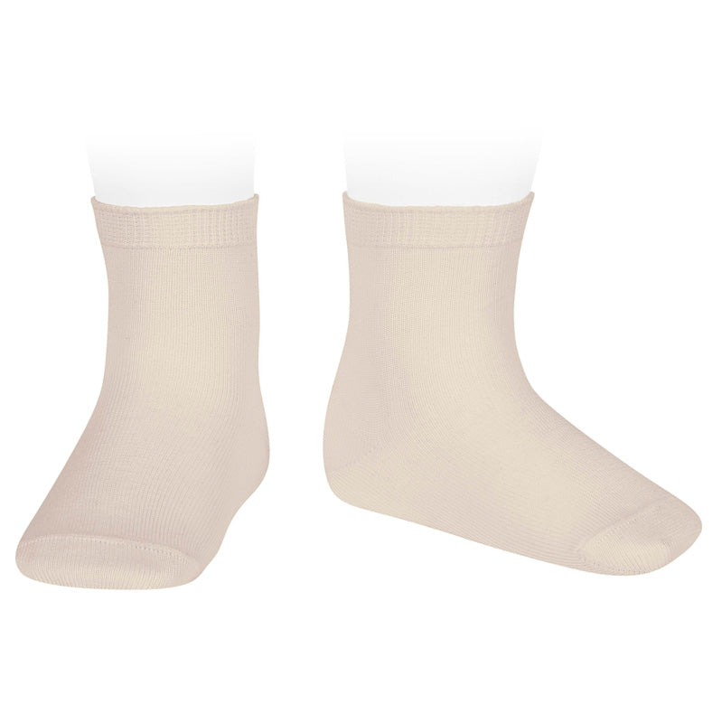 304 Linen  Cotton Short Socks - Plain