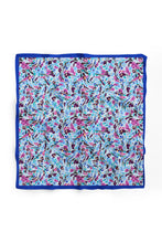 Load image into Gallery viewer, Custom Digital Printed - Turkish Cotton - Blue Floral Wave