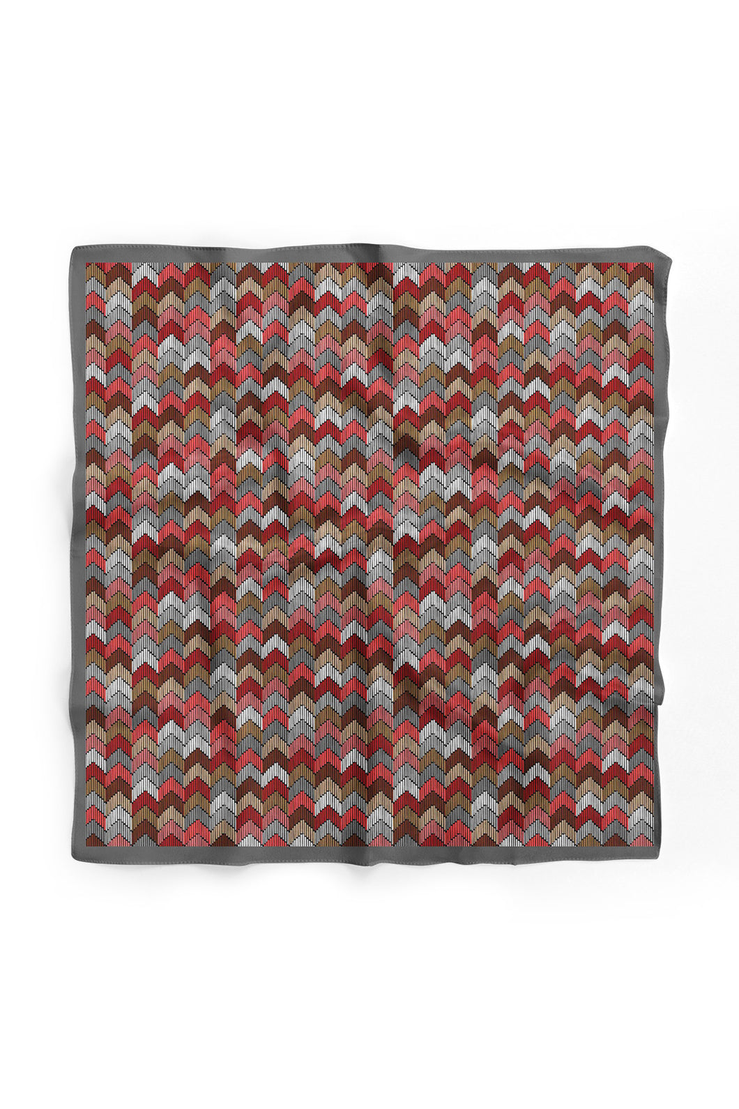 Custom Digital Printed - Turkish Cotton Square Scarf - MissonInspired Chevron