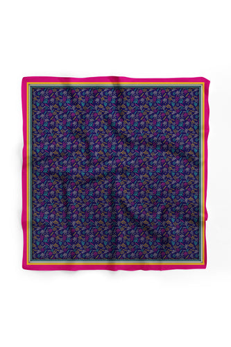 Custom Digital Printed - Turkish Cotton - Shape Clusters Navy