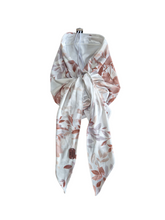 Load image into Gallery viewer, Tan Leaves - Custom Digital Printed - Dri Fit Long-tail Pretied