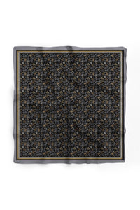 Custom Digital Printed - Turkish Cotton - Shape Clusters Black