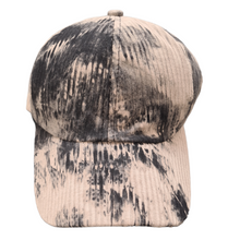 Load image into Gallery viewer, Ribbed Tie-Dye Cap