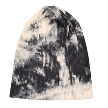 Load image into Gallery viewer, Ribbed Tie-Dye Beanie