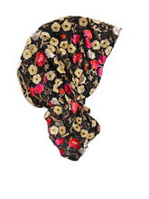 Load image into Gallery viewer, Devore Velvet Cherry Blossom  - Short tail Pretied Bandanna