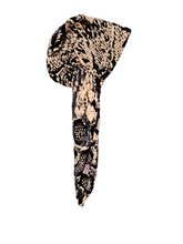 Load image into Gallery viewer, Devore Velvet Snakeskin  - Long tail Pretied Bandanna