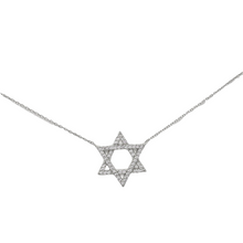 Load image into Gallery viewer, Star Of David Pendant Gold Dipped Chain Necklace