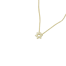 Load image into Gallery viewer, Pave Star Of David Pendant Gold Dipped