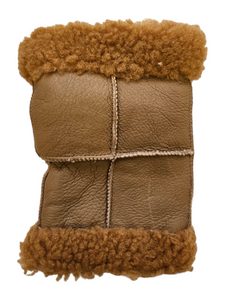 Real Leather Shearling Gloves