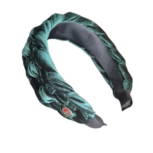 Load image into Gallery viewer, Braided Velvet Headband