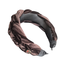 Load image into Gallery viewer, Braided Velvet Headband