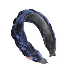 Load image into Gallery viewer, Braided Velvet Headband