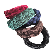 Load image into Gallery viewer, Braided Velvet Headband