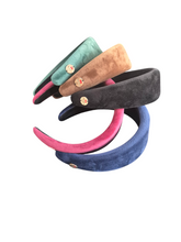 Load image into Gallery viewer, Padded Wide Velvet Headband