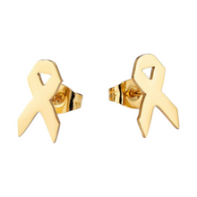 Load image into Gallery viewer, Ribbon stud earrings