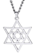 Load image into Gallery viewer, Star within a Star of David Necklace