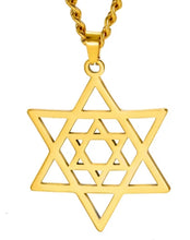 Load image into Gallery viewer, Star within a Star of David Necklace