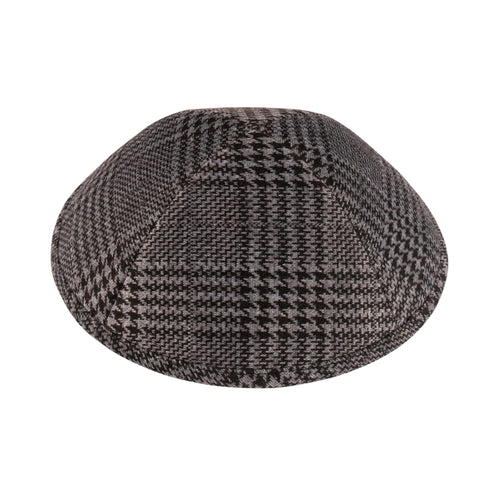 Black & Grey Houndstooth Plaid - Ikippah
