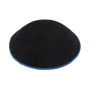 Black Knit Ocean Blue Rim - Ikippah