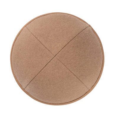 Camel Wool Camel Leather rim - Ikippah