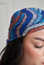 Load image into Gallery viewer, Custom Digital Printed - Turkish Cotton Square Scarf - Blue Roots