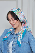 Load image into Gallery viewer, Custom Digital Printed - Turkish Cotton - Rainbow Hexa
