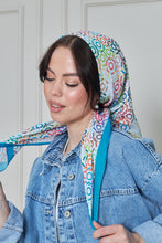 Load image into Gallery viewer, Custom Digital Printed - Turkish Cotton - Rainbow Hexa