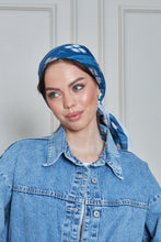 Load image into Gallery viewer, Custom Digital Printed - Turkish Cotton - Denim Look Plaid