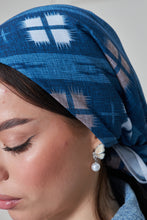 Load image into Gallery viewer, Custom Digital Printed - Turkish Cotton - Denim Look Plaid
