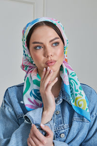 Custom Digital Printed - Turkish Cotton - Summer Happy