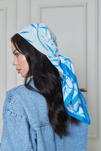 Load image into Gallery viewer, Custom Digital Printed - Turkish Cotton - Blue Foliage