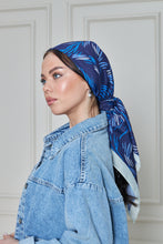 Load image into Gallery viewer, Custom Digital Printed - Turkish Cotton - Navy Brushstrokes