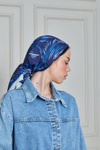 Load image into Gallery viewer, Custom Digital Printed - Turkish Cotton - Navy Brushstrokes
