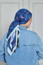 Load image into Gallery viewer, Custom Digital Printed - Turkish Cotton - Navy Brushstrokes