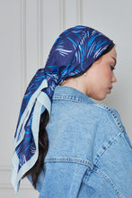 Load image into Gallery viewer, Custom Digital Printed - Turkish Cotton - Navy Brushstrokes
