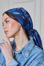 Load image into Gallery viewer, Custom Digital Printed - Turkish Cotton - Navy Brushstrokes