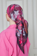 Load image into Gallery viewer, Custom Digital Printed - Turkish Cotton - Cherry Houndstooth Plaid