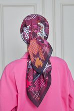Load image into Gallery viewer, Custom Digital Printed - Turkish Cotton - Cherry Houndstooth Plaid